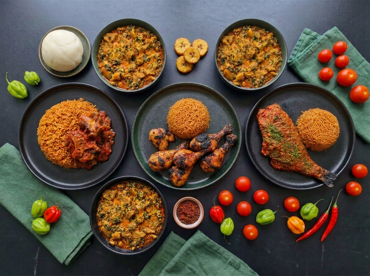 Jollof City food for sharing